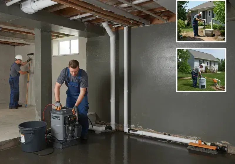 Basement Waterproofing and Flood Prevention process in Swansboro, NC